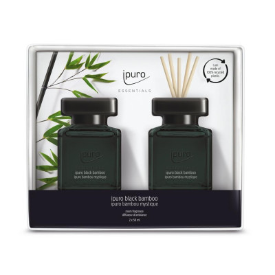 Gift set ESSENTIALS black bamboo (2x50 ml)