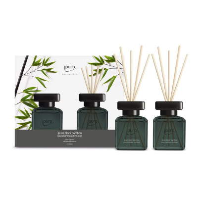 Gift set ESSENTIALS black bamboo (2x50 ml)
