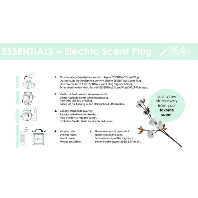 Electric air freshener refill ESSENTIALS black bamboo (20 ml)