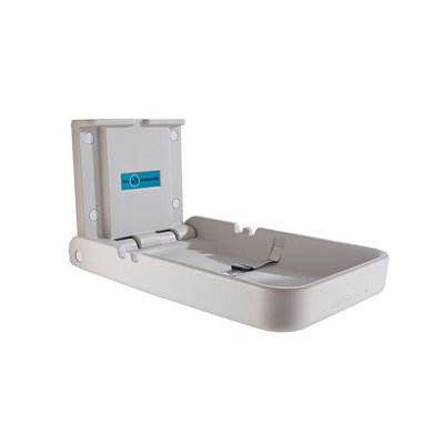 HOTELUM Vertical wall-mounted changing table, white, 86×56×46 cm