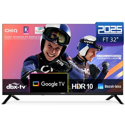CHiQ LF32FT – FHD LED Google TV, 32” (81 cm), warranty 2+2 years
