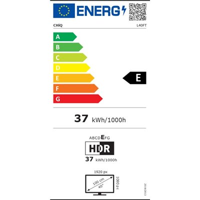 CHiQ L40FT – FHD LED Google TV, 40” (102 cm), 2+2 year warranty