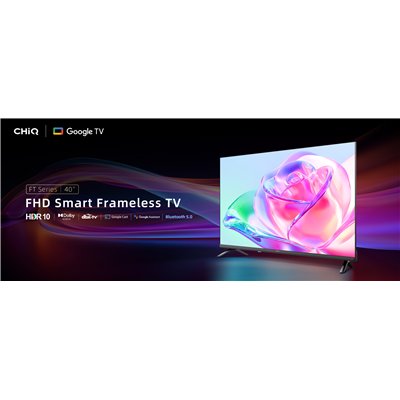 CHiQ L40FT – FHD LED Google TV, 40” (102 cm), 2+2 year warranty