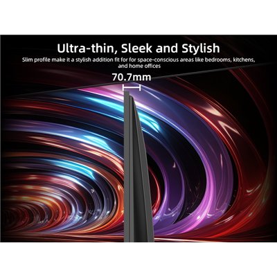 CHiQ L40QST – FHD QLED ultra-thin metallic Google TV, 40” (102 cm), 2+2 year warranty