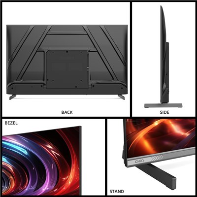 CHiQ L40QST – FHD QLED ultra-thin metallic Google TV, 40” (102 cm), 2+2 year warranty