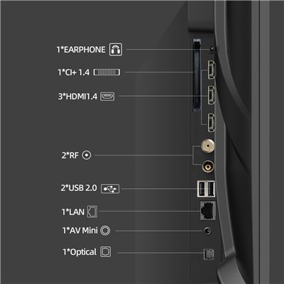 CHiQ L40QST – FHD QLED ultra-thin metallic Google TV, 40” (102 cm), 2+2 year warranty