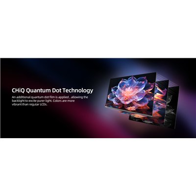 CHiQ L43QST – FHD QLED Google TV with Android TV 14, 43” (109 cm), 2+2 year warranty