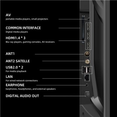 CHiQ L43QST – FHD QLED Google TV with Android TV 14, 43” (109 cm)