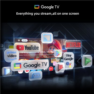 CHiQ L43QST – FHD QLED Google TV with Android TV 14, 43” (109 cm), 2+2 year warranty