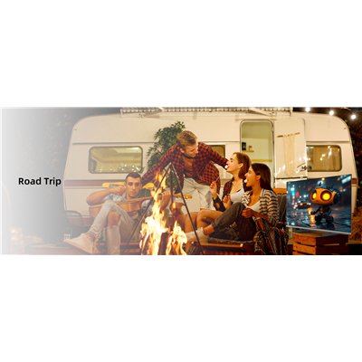 CHiQ L32M9PD - FHD LED Google TV with power bank in a beach bag, 32" (81 cm), Wifi 5G