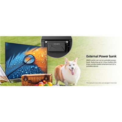 CHiQ L32M9PD - FHD LED Google TV with power bank in a beach bag, 32" (81 cm), Wifi 5G