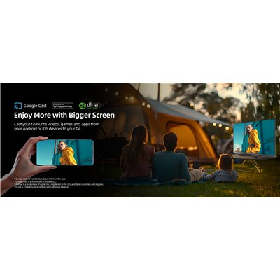 CHiQ L32M9PD - FHD LED Google TV with power bank in a beach bag, 32" (81 cm), Wifi 5G