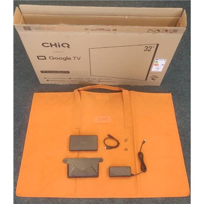 CHiQ L32M9PD - FHD LED Google TV with power bank in a beach bag, 32" (81 cm), Wifi 5G
