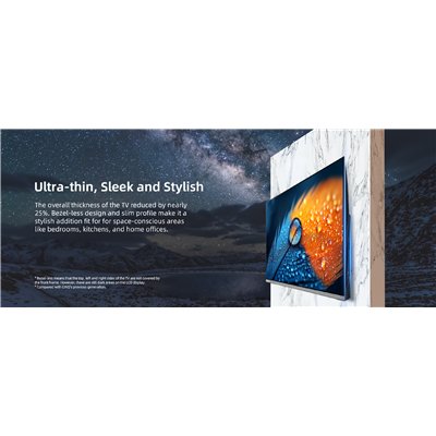 CHiQ U43QST – UHD QLED metallic Google TV with DLG 120 Hz, 43” (109 cm)