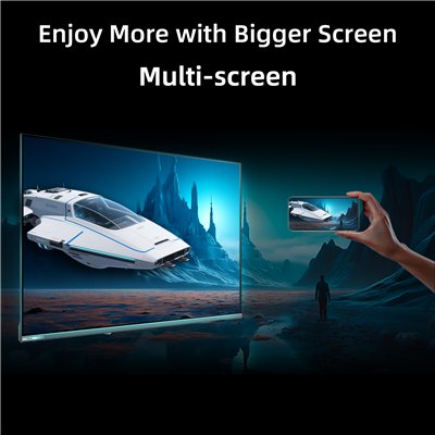 CHiQ U43QST – UHD QLED metallic Google TV with DLG 120 Hz, 43” (109 cm)