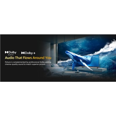 CHiQ U50QST – UHD QLED ultra-thin metallic Google TV with DLG 120 Hz, 50” (127 cm), 2+2 year warranty