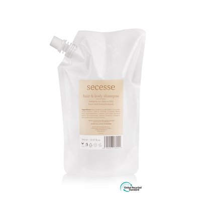 Hair & Body Shampoo, Refill Pouch 360 ml, Secesse (MOQ: 15PCS/BOX)