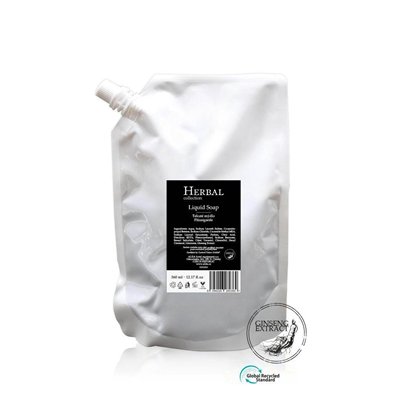 Liquid Soap, Refill Pouch 360 ml, HERBAL collection (MOQ: 15PCS/BOX)