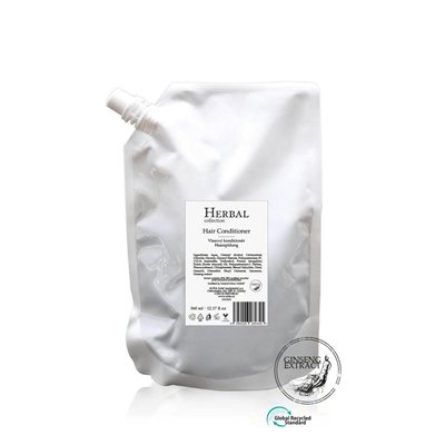 Hair Conditioner, Refill Pouch 360 ml, HERBAL collection (MOQ: 15PCS/BOX)