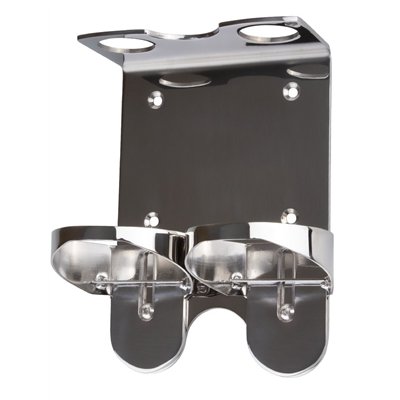 Holder for Pump Dispensers 360 ml, DUO, Silver