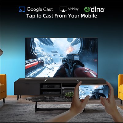 CHiQ L32QST – Televizor Google QLED FHD fără ramă, 32” (81 cm), ultrasubțire, metalic, garanție 2+2 ani