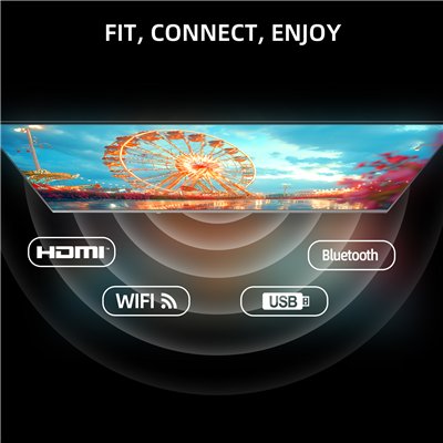 CHiQ L32QST – Televizor Google QLED FHD fără ramă, 32” (81 cm), ultrasubțire, metalic, garanție 2+2 ani