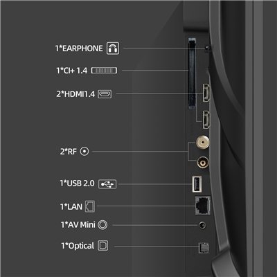 CHiQ L32QST – Televizor Google QLED FHD fără ramă, 32” (81 cm), ultrasubțire, metalic, garanție 2+2 ani