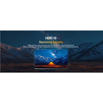 CHiQ U43QST – Televizor Google UHD QLED fără ramă cu DLG 120 Hz, 43” (109 cm), ultrasubțire, garanție 2+2 ani