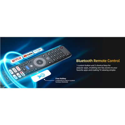 CHiQ U43QST – UHD QLED Google TV bez okvira s DLG 120 Hz, 43” (109 cm), ultra tanki, 2+2 godine jamstva