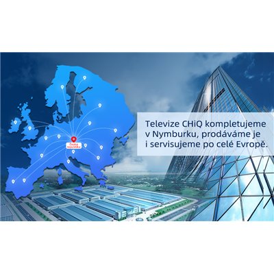 CHiQ U43QST – UHD QLED frameless Google TV with DLG 120 Hz, 43” (109 cm), ultra-thin, 2+2 year warranty