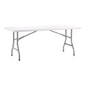 Folding table Hotelum 183 LIGHT, 183 x 75 cm, white