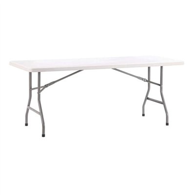 Folding table Hotelum 183 LIGHT, 183 x 75 cm, white