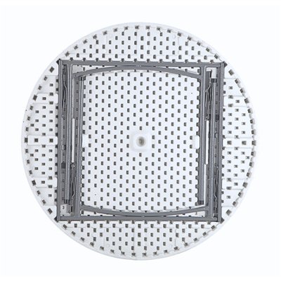 Round folding table Hotelum 152 LIGHT, Ø152 cm, white