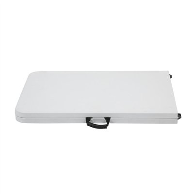 Folding table Hotelum 183 LIGHT 1/2, 183 x 75 cm, white with folding table top