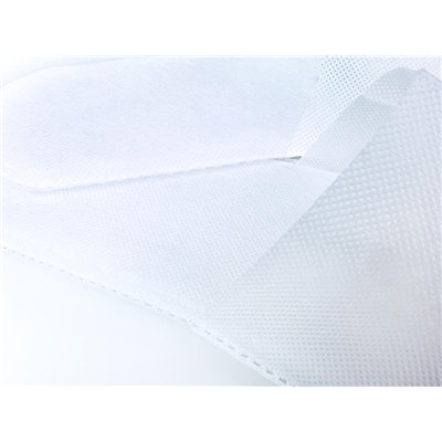 Papuci Simple, albi, cu vârf închis, 28 cm