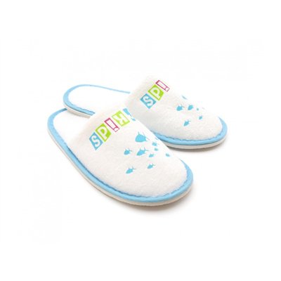 Papuci din velur pentru copii ForKids, albi, talpă interioară de 22 cm