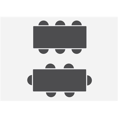 Catering table ZOWN SHARP - PROFI, 182 x 76 cm with folding table top