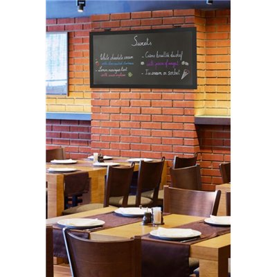 Universal board MULTIBOARD 115x60 cm, black