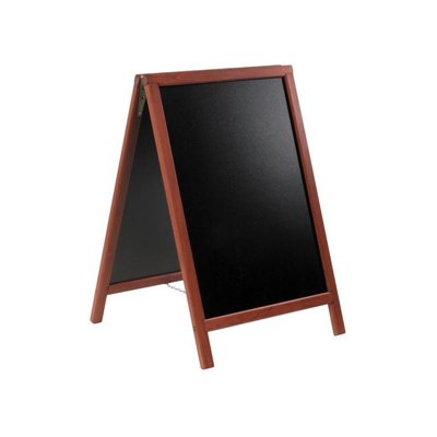 A - board 55 x 85 cm Securit Duplo - Mahogany