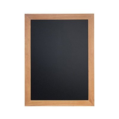 Wall-mounted writing board UNIVERSAL, 60 x 80 cm, teak