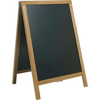 A - board 55 x 85 cm Securit Duplo - Teak