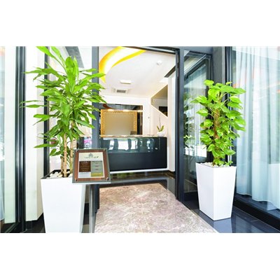 Hardwood board with stainless steel edge, A4, Walnut