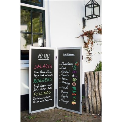 Universal writing board MULTIBOARD 115 x 60 cm with aluminum frame