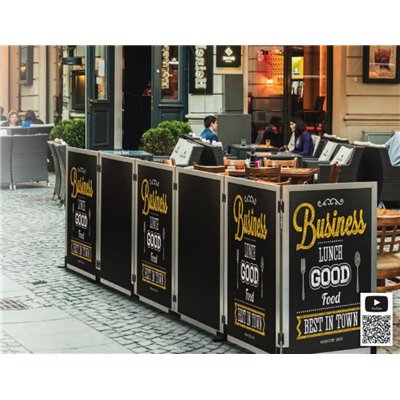 Universal writing board MULTIBOARD 115 x 60 cm with aluminum frame