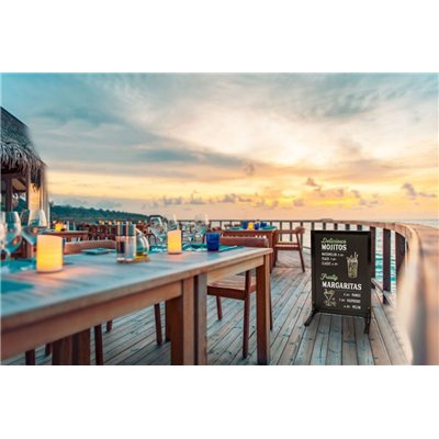 Vertical stand board Woody Pavement stand, height 80 cm