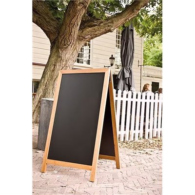 A - board 68 x 120 cm Securit Sandwich - Teak