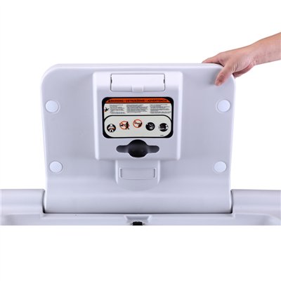 Wall-mounted baby changing station BABH77
