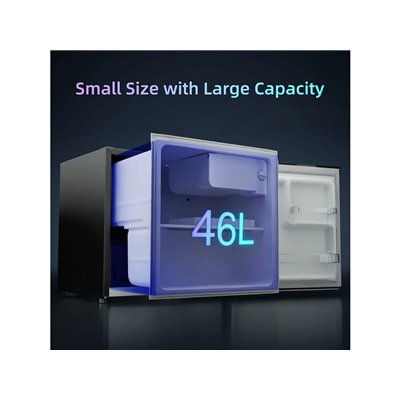 Compressor minibar CHiQ CSD46D4D, black, 46 l