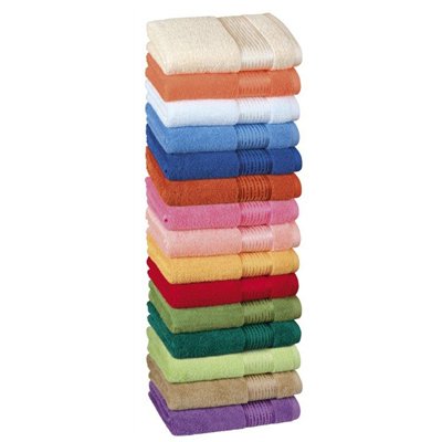 Terry towel 70x140 cm stripe 450g terra