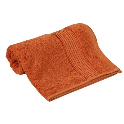 Terry towel 50x100 cm stripe 450g terra